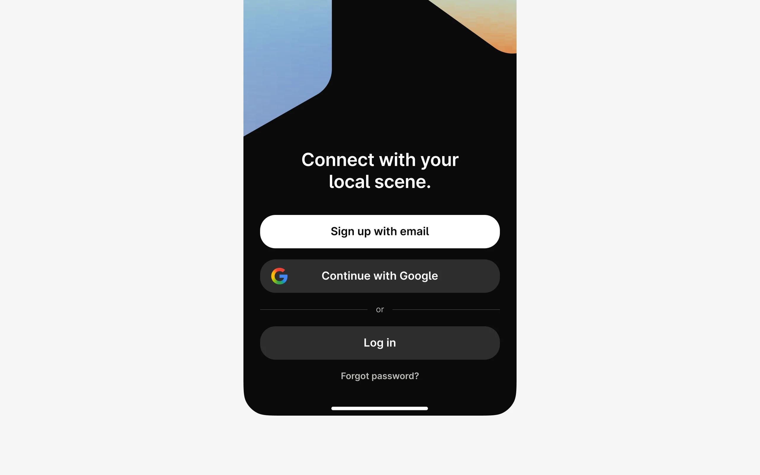 Kigs log-in screen