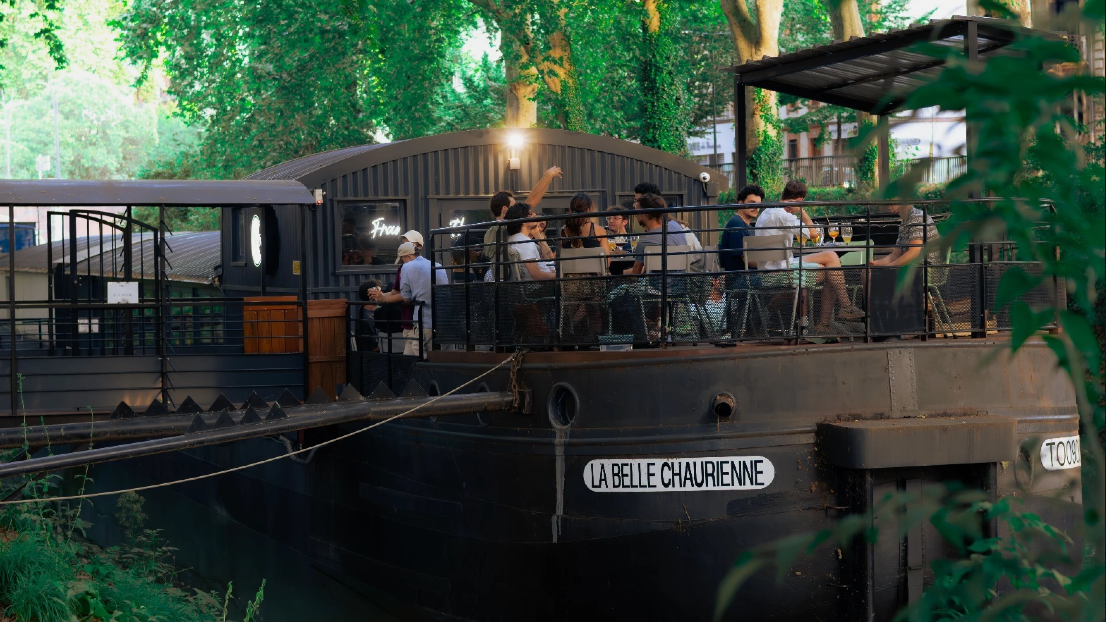 La Belle Chaurienne — the canal boat venue in Toulouse